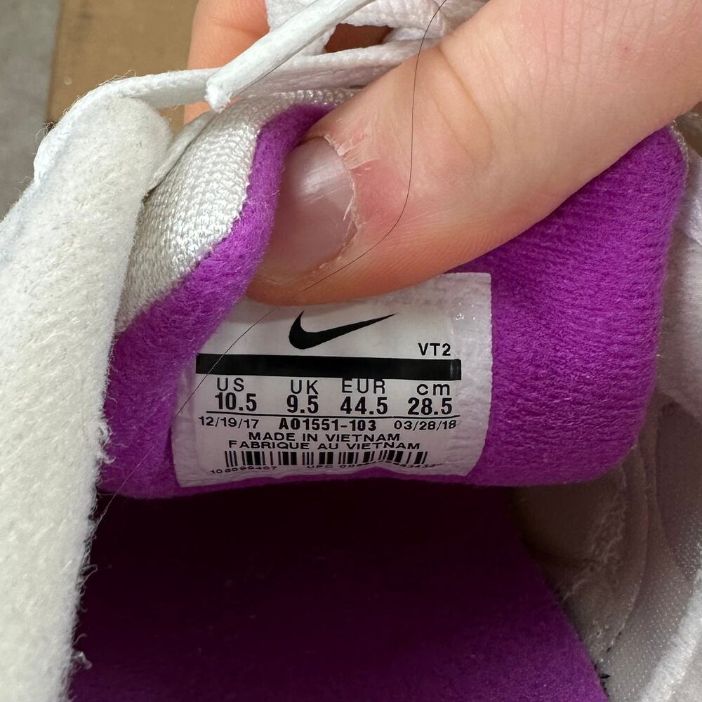 Nike Air Skylon 2 Low Top Shoes Mens 10.5 Solar Red Cream White Purple Pink - Picture 8 of 8